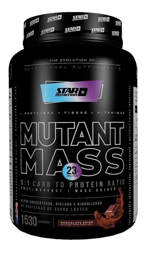 Mutant Mass Star Nutrition Kg Ganador De Masa Muscular Sabor