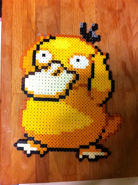 Psyduck Hama Beads Perler Bead Patterns Beading Patterns Hama Beads