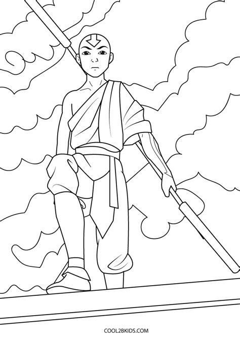 Avatar La Leggenda Di Aang Da Colorare Disegni Per Bambini Da Stampare