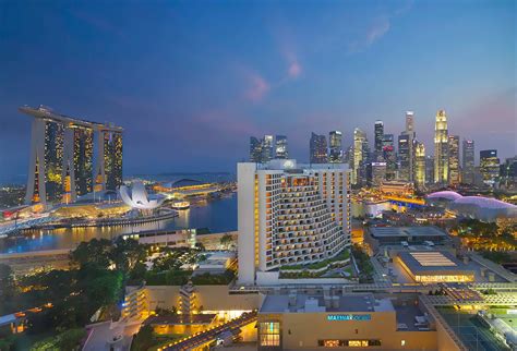 Mandarin Oriental, Singapore Hotel – Singapore – Exterior Aerial View ...