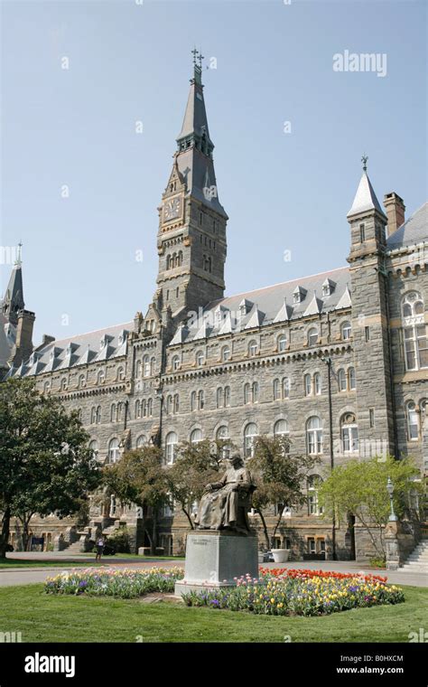 Georgetown University campus, Washington DC, USA Stock Photo - Alamy