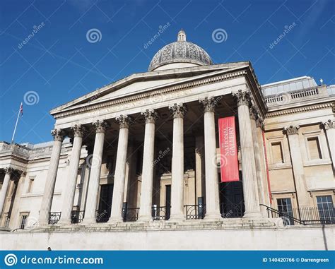 The National Gallery Trafalgar Square London Editorial Photo Image Of