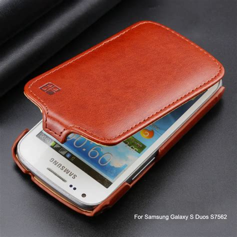 For Samsung Galaxy Trend Plus S7580 Case Leather Flip Case For Samsung