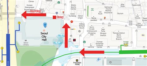 Metro map, city hall station | Seoul Metropolitan Government