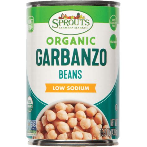 Sprouts Low Sodium Organic Garbanzo Beans Oz Delivery Or Pickup