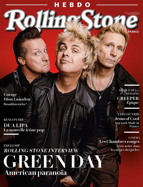 Rolling Stone Lhebdo N°144 Green Day Rolling Stone