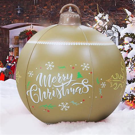 Outdoor Christmas Inflatable Decorated Ball Giant Christmas Pvc