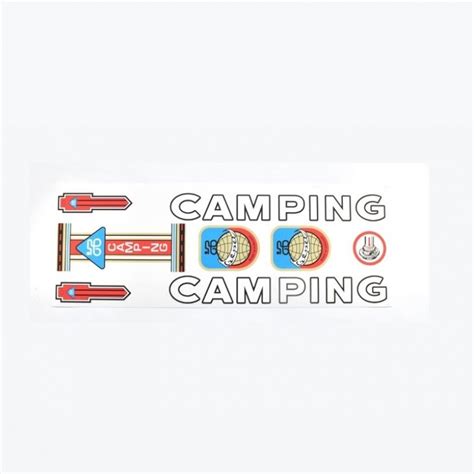 Set Stickere RETRO CAMPING CSEPEL BikeCentral Ro