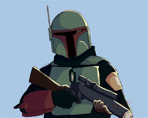 "Let's just say they might recognize my face." boba fett fan art by ...