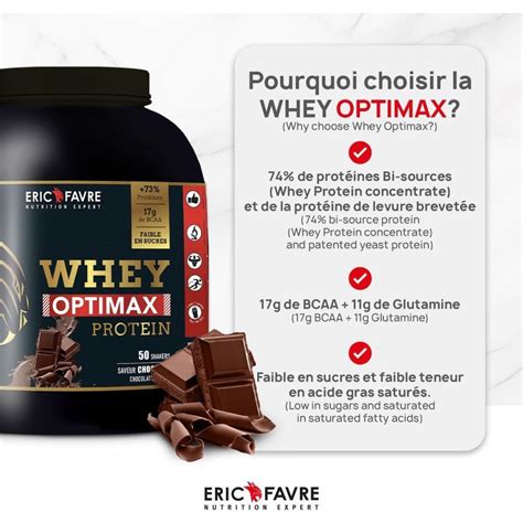 Whey Optimax Protein Sabor Vainilla Kg Eric Favre