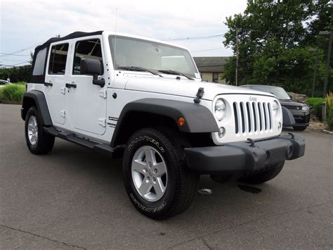 Pre Owned 2017 Jeep Wrangler Unlimited Sport 4wd Convertible