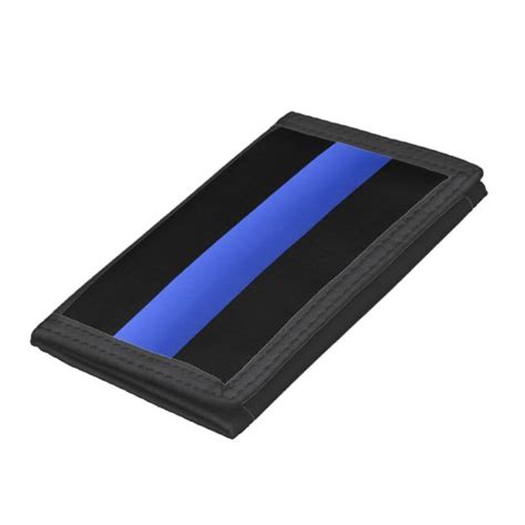 Thin Blue Line Tri-fold Wallet | Zazzle.com