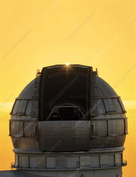 Gran Telescopio Canarias, Canary Islands - Stock Image - C024/3838 ...