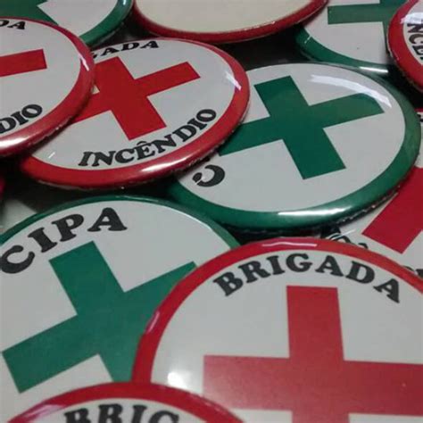 Botton Personalizado Brigada De Inc Ndio Emerg Ncia Elo