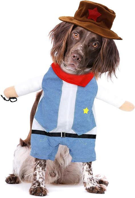 Nacoco Halloween Cowboy Dog Costume Pet Clothes Costumes