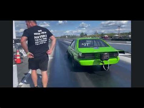 1700hp BBC Nitrous Powered Mustang Goes Airborne Dyno Pull 1236whp