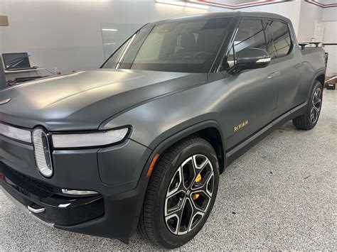 My El Cap Granite In Matte Stealth PPF Wrap Rivian Forum R1T R1S R2