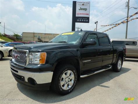 2009 Carbon Black Metallic Gmc Sierra 1500 Slt Crew Cab 4x4 33673427