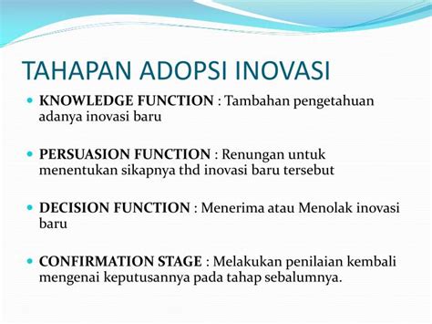 Ppt Adopsi Dan Difusi Inovasi Powerpoint Presentation Id