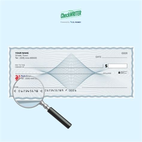 how to read checks for account and routing number