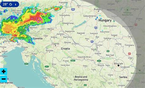 Nevreme stiže ponovo u Srbiju RHMZ izdao upozorenje Blic