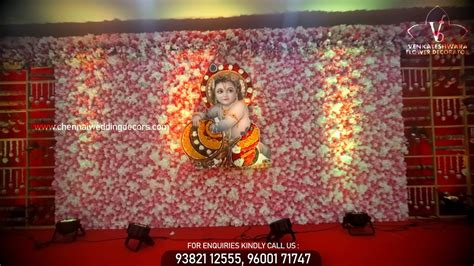 Valaikkappu Seemantham Decoration Setup Ramkrish Palace Vfd Youtube