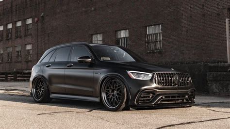 Never Underestimate The All Black Mercedes Amg Glc 63 On Hre Wheels Caridluxurycars