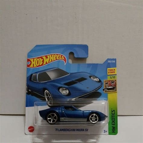 Hot Wheels 71 Lamborghini Miura Sv Shopee Malaysia