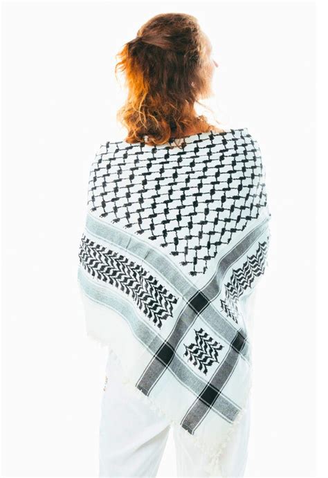 Traditional Palestine Scarf Hatta Scarf Kuffiyeh Palestine Etsy