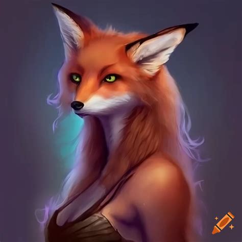 Captivating Artwork Of A Female Fox Hybrid On Craiyon