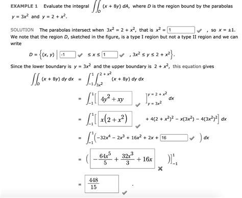 Solved Example Evaluate The Integral Fis X Y Da Where D Is The