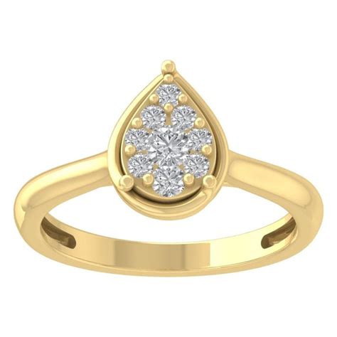 Araiya Fine Jewelry K Yellow Gold Round Shape Lab Grown Diamond