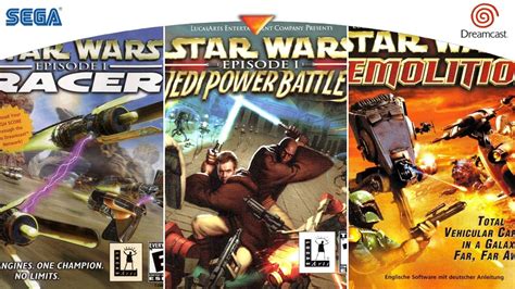 Star Wars Games For Sega Dreamcast Youtube