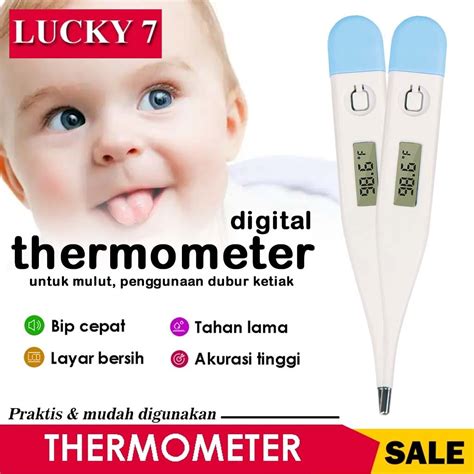 Jual BISA COD Termometer Thermometer Digital Pengukur Suhu Tubuh