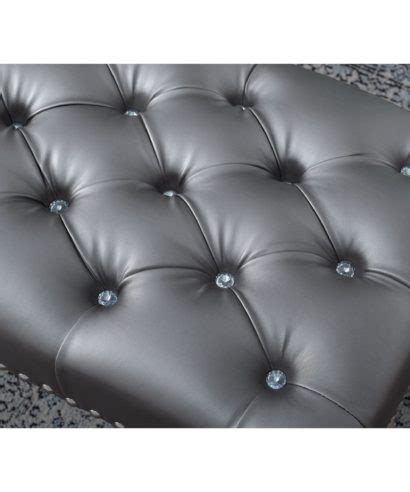 Tufted Faux Leather Upholstered Seat Sanfurniture Ae