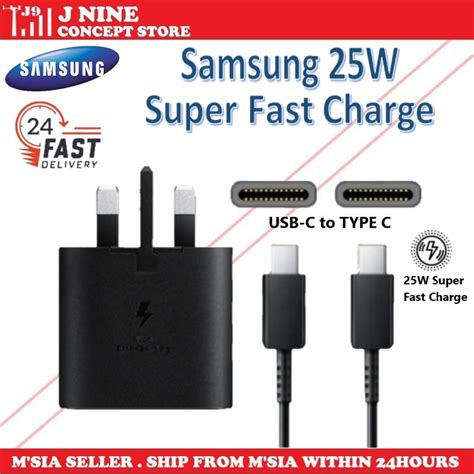 Samsung 25w Travel Adapter Ta800 Super Fast Charging 25w Usb Type C To Type C Cable Pd Charge