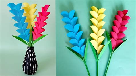 Ka Ittan Kolay Ek Yapimi Easy Beautiful Paper Flowers Ideas Youtube