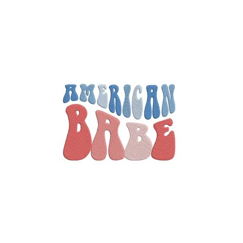 Retro American Babe Machine Embroidery Design Sizes Th Inspire