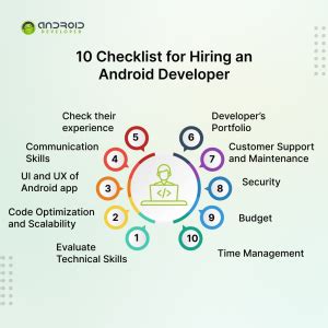 10 Factors To Consider While Hiring An Android Developer