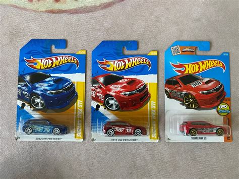 Subaru WRX STI Hot Wheels Hobbies Toys Toys Games On Carousell