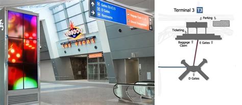 Terminal 3 Harri Raid Mccarran airport | Las Vegas gate map