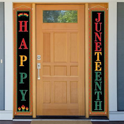 Amazon Juneteenth Decoration Outdoor Happy Juneteenth Banner For