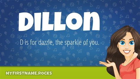 Dillon First Name Personality & Popularity