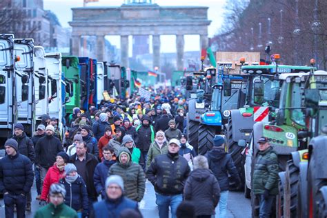 Von Wegen Umsturzphantasien So Friedlich Verlief Der Bauern Protest