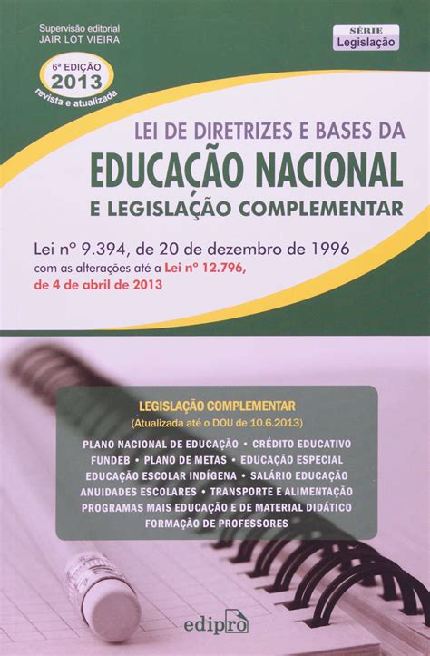 Lei De Diretrizes E Bases Da Educa O Nacional At Lei De De