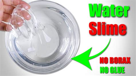 Water Slime No Glue How To Make Water Slime Without Glue At Home