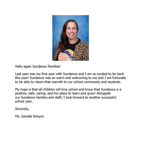 Assistant Principals Message About Us Sundance Elementary School