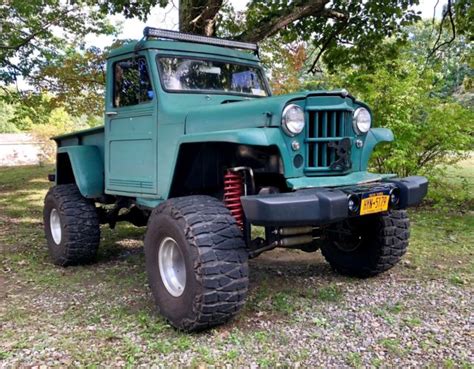 Willys Lifted Pickup Truck V Ford Mud Shop Rat Hot Custom Rod