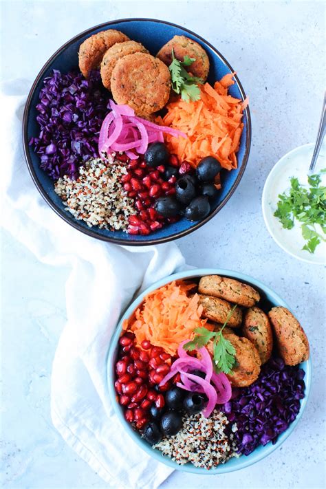 Recept Falafel Bowl Met Quinoa En Granaatappel Jaimy S Kitchen