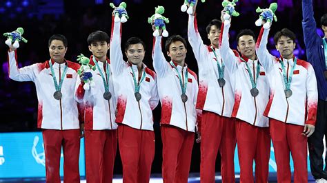 China Win Men S Team Silver At Fig Artistic Gymnastics World